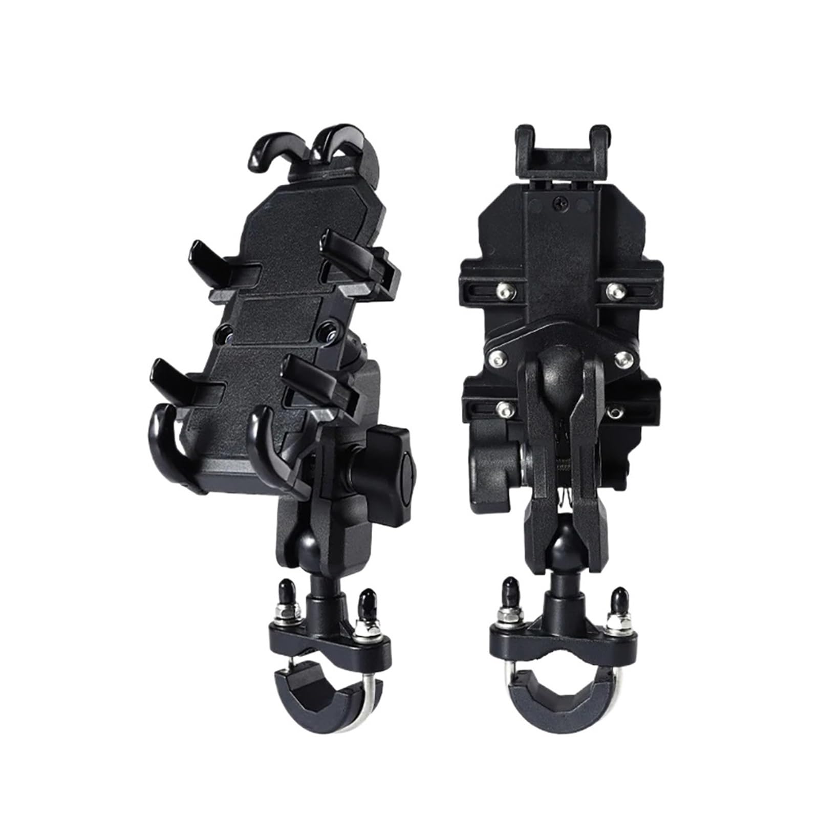 Support De Guidon De Téléphone for Moto, Support GPS Antichoc, Moto Scooter, Pince Universelle Anti-Vibration for Smartphone(Handlebar)