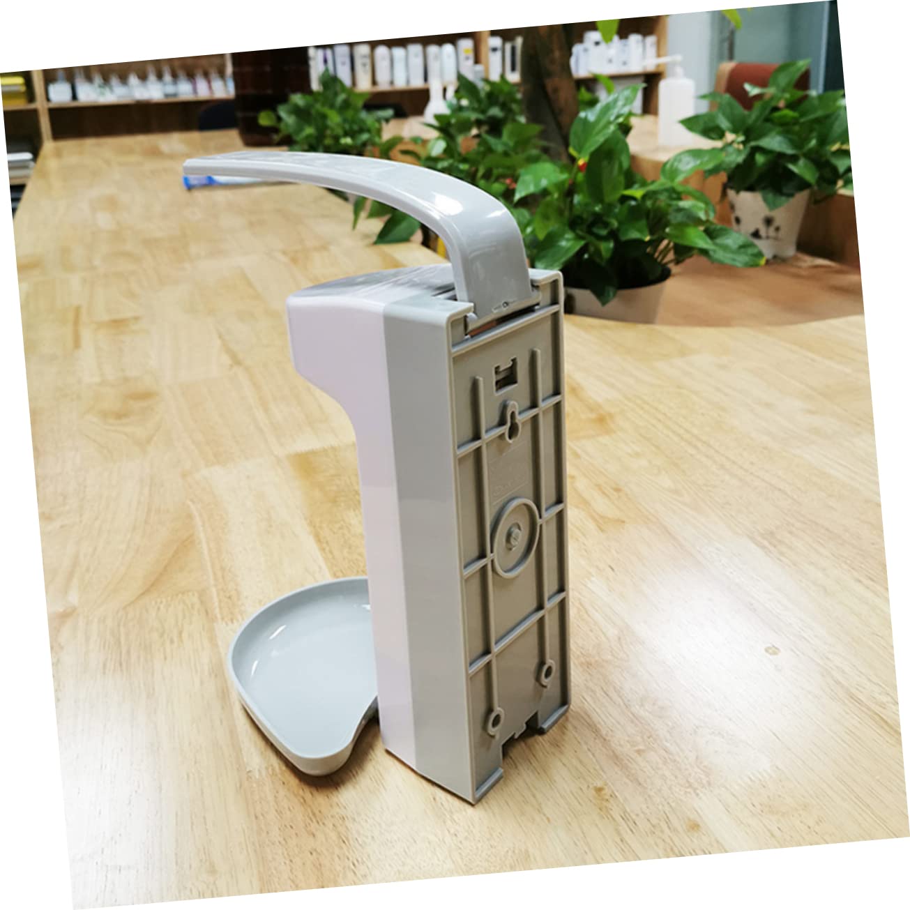 SHOWERORO Wandmontierter Handseifenspender 500ml aus und Abs Manuell Großes Fassungsvermögen für Badezimmer Küche Hotels und Krankenhäuser