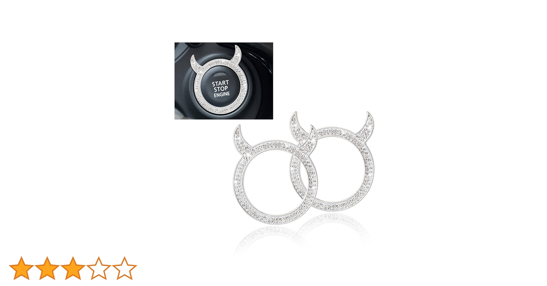 キラキラ Amazon.co.jp: zipelo キラキラ光るクリスタルカーエンジン