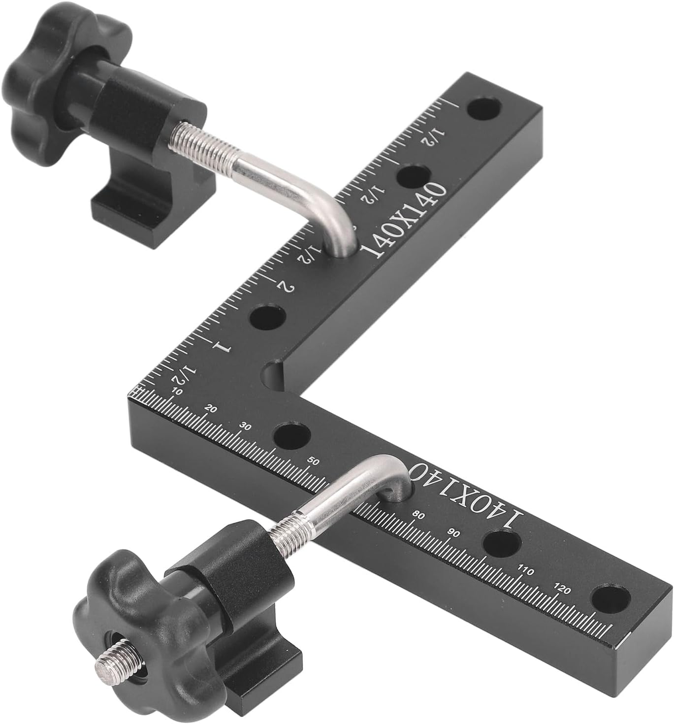 90 Degree Positioning Square Aluminum Alloy Woodworking Panel Fixation Right Angle Clamp Cabinet Corner Clamp,Precision Positioning Square