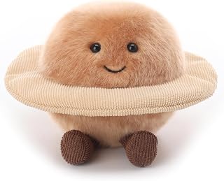 Aprikos Lamb Saturn planet, gosedjur, mjukisdjur, brun, 10 cm