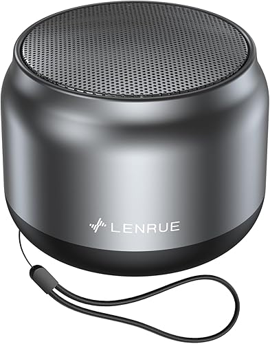 LENRUE Altavoz Bluetooth, pequeños altavoces portátiles, mini altavoz inalámbrico con sonido claro de 5 W, tiempo de reproducción de 15 horas,