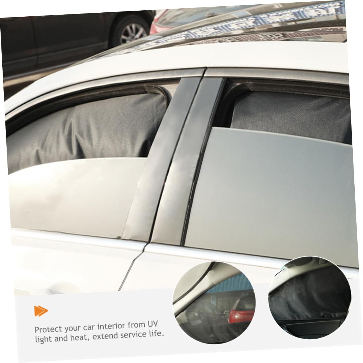 ULTECHNOVO 3sets Tendine Per Finestrini Auto Magnetiche Protezione Uv e Ombra Per Ragazzo Ragazza e Animali Domestici Copertura Completa Per Finestrini Anteriore e Posteriore Facile Da
