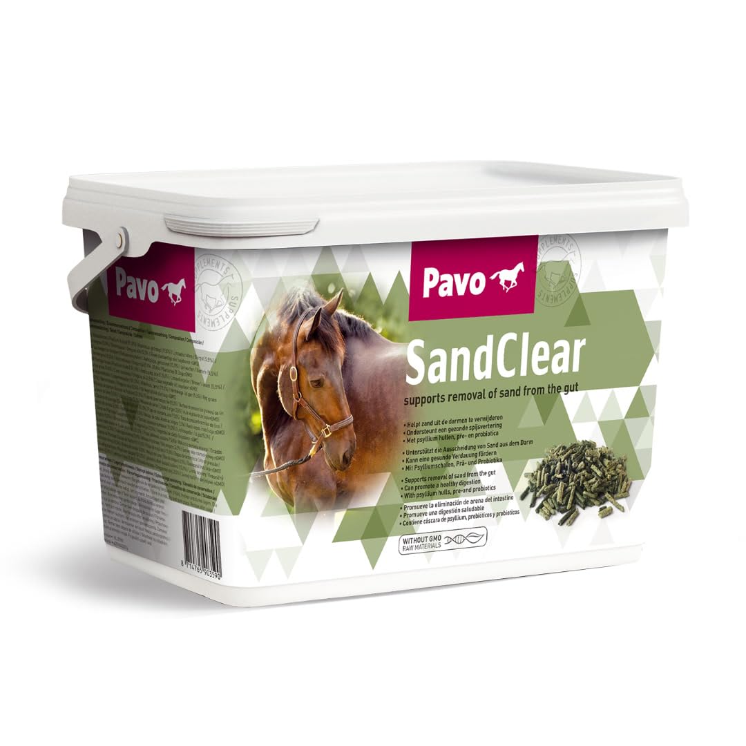 Pavo SandClear 2 KG | Aditivos digestivos | Eliminación de arena y digestión saludable para caballos
