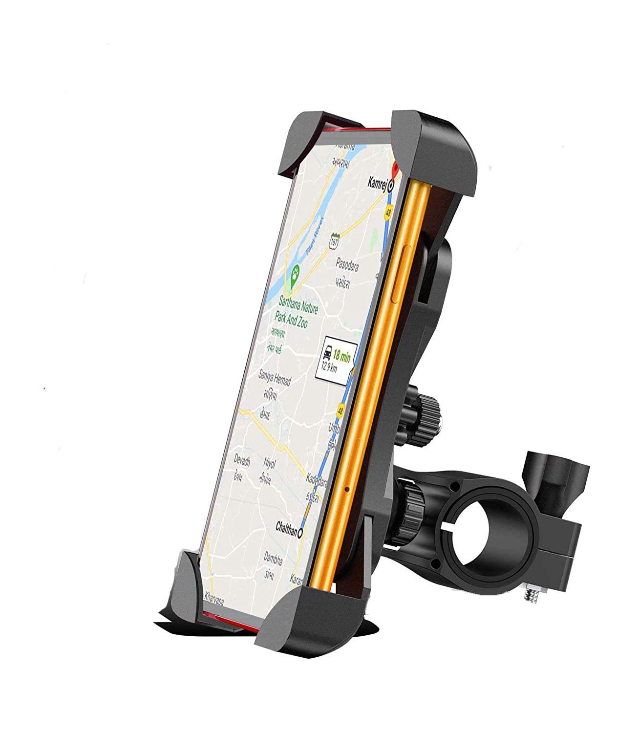 King Shine Universal Bike Phone Holder 360° Rotating Cradle for Smartphones (3.5-6.5 inches)-picture-23