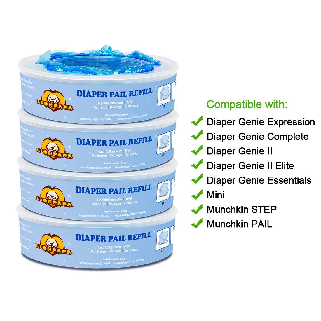Diaper Pail Refills for Diaper Genie and Munchkin Diaper Pails Buy