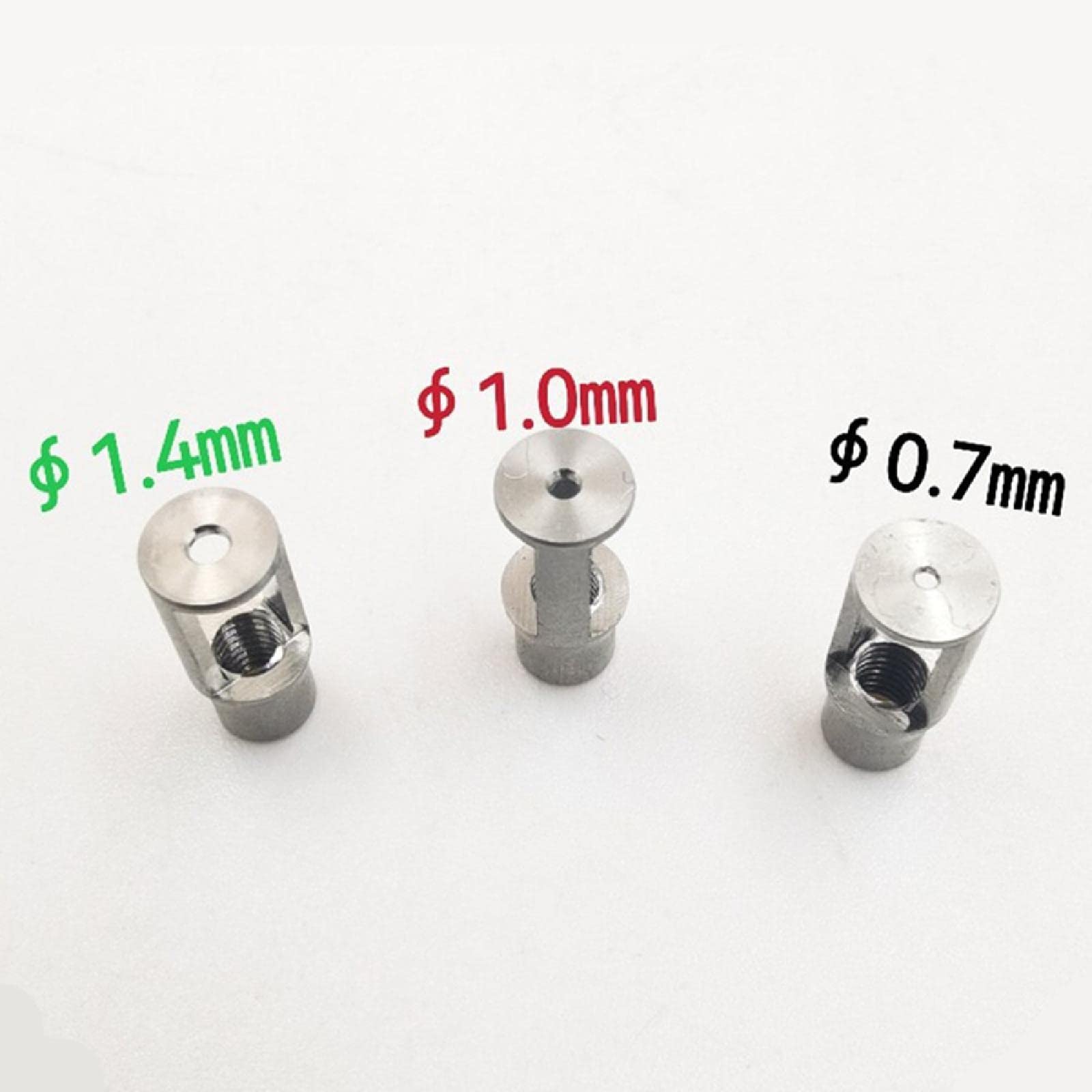 DAGIJIRD Herramienta de reparación de tornillo de corte corto para reloj con boca de acero de 1,4 mm, 1 mm, 0,7 mm
