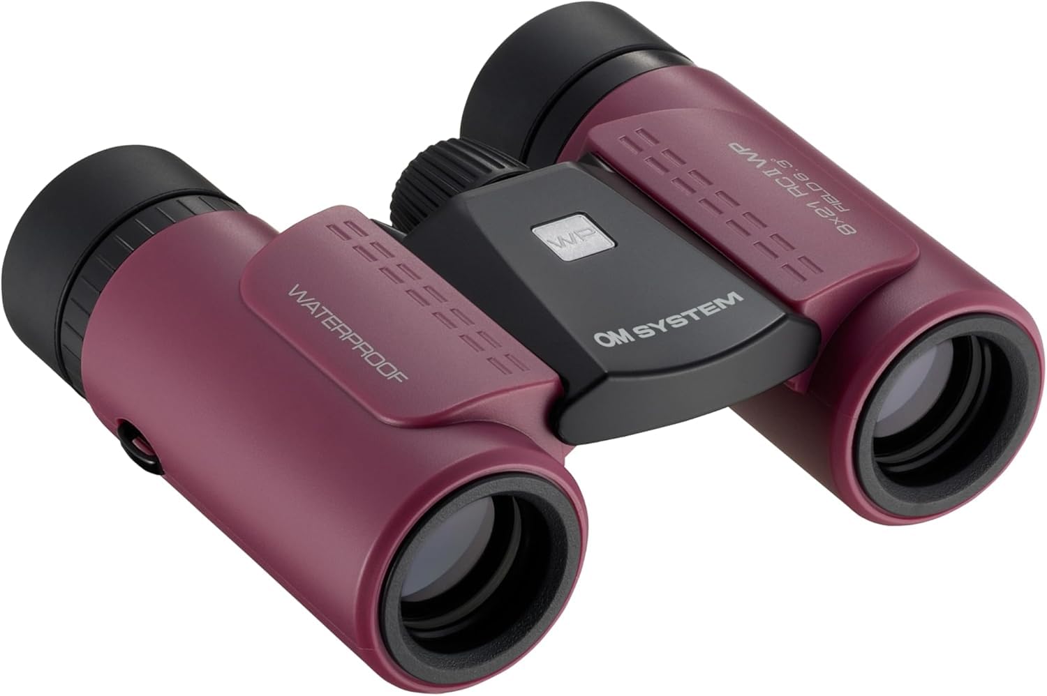OM SYSTEM 8x21 RC II WP Prismáticos Impermeables Plegables Ultraligeros | Binoculares compactos 8x de alta precisión óptica Olympus para observación de aves, senderismo y viajes con estuche.