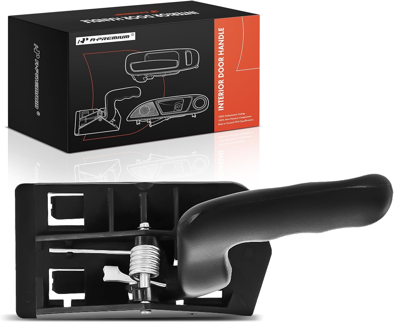 A-Premium - Front or Rear Left Driver Side Interior Door Handle - Compatible with 1999 2000 2001 2002 2003 2004 2005 2006 Chevy Silverado 1500 2500 3500 Tahoe Suburban Avalanche & GMC Sierra Yukon