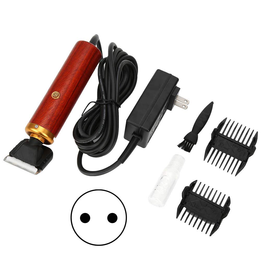 Pet Way Timmer Enchip en la Máquina de Rasurador de Cabello de Palo de Madera de Mascotas Máquina de Barbilla 55W para Preparación de Bricolaje en Casa (Enchufe de la UE)