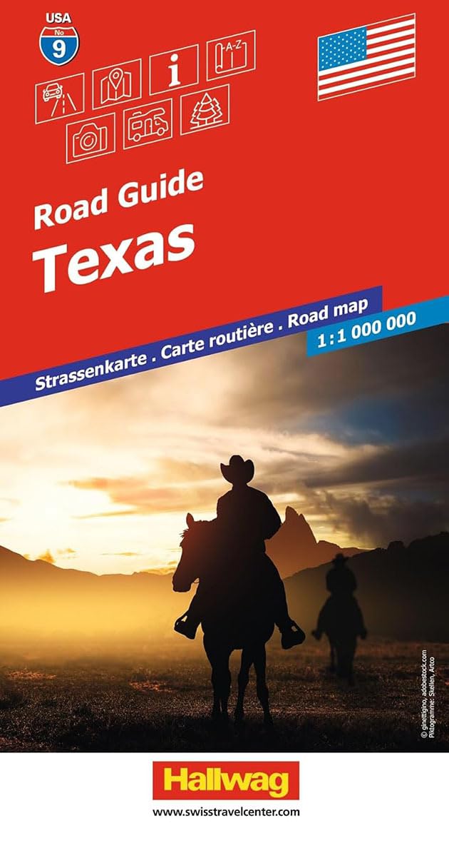 USA Road Guide No. 9 Texas / 03/26: Mit Dallas, Houston, Rio Grande, Big Bend. Inkl. Stadtpläne, Ortsverzeichnis und Reiseinformationen