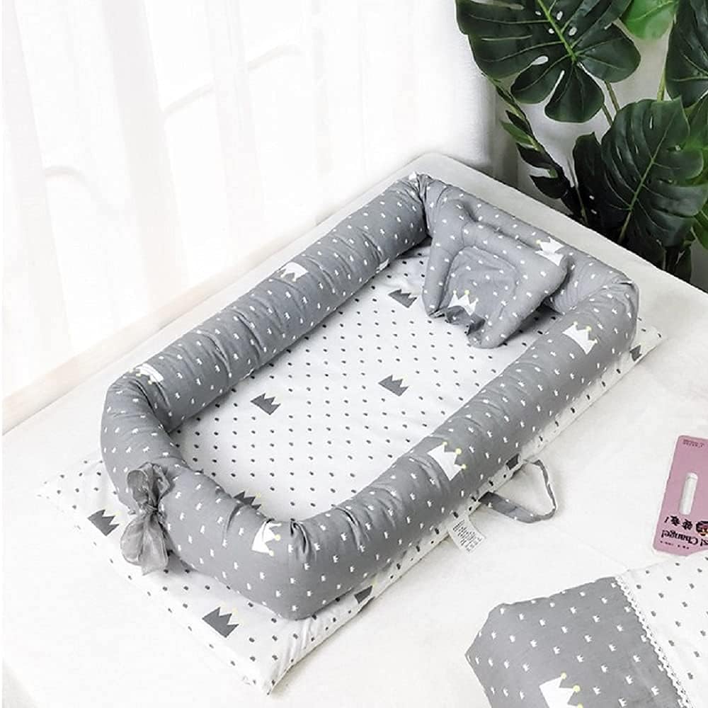 ベッドインベッド 添い寝 赤ちゃん ベビーベッド 新生児 100 綿 折りたたみ式 寝返り防止 枕付き 持ち運び 携帯型ベビーベッド 出産祝い 通気性抜群 洗濯可能 0 24ヶ月 ベビークッション 長く活用 安全 安心 出産祝い ポータブル クラウン Anbx Net ベッドインベッド 添い寝 赤ちゃん ベビーベッド 新生児 100 綿 折りたたみ式 寝返り防止 枕付き 持ち運び 携帯型ベビーベッド 出産祝い 通気性抜群 洗濯可能 0 24ヶ月 ベビークッション 長く活用 安全 安心 出産祝い ポータブル クラウン Anbx Net