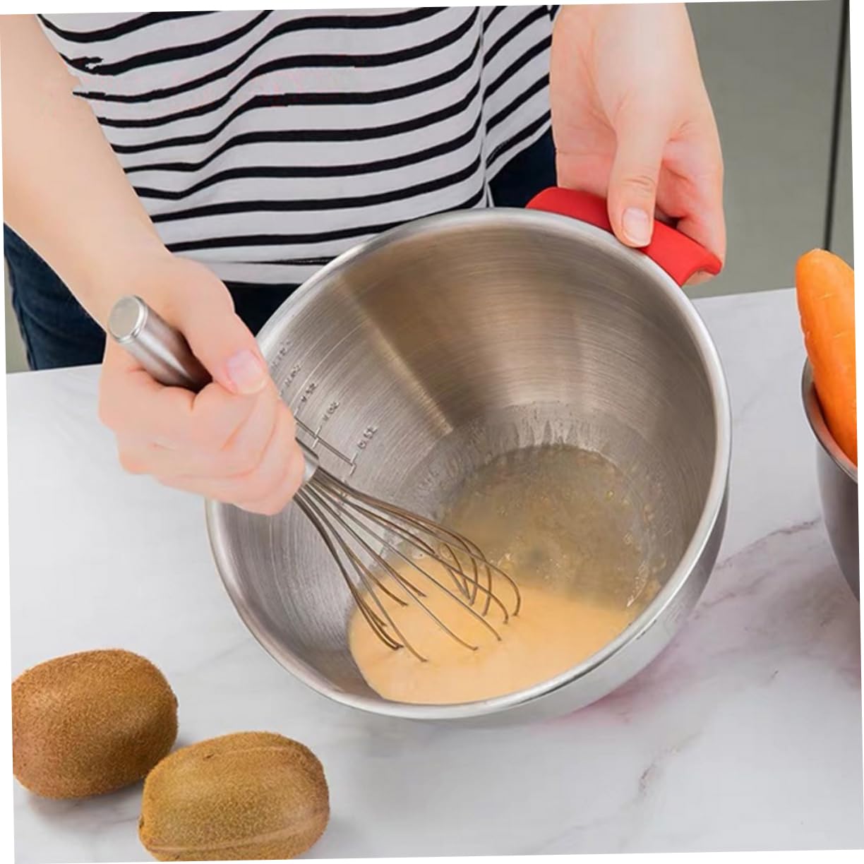 CIYODO Egg Beater for Boiled Eggs Hand Crank Egg Beaters for Stirring in Kitchen Egg Yolk Mixer
