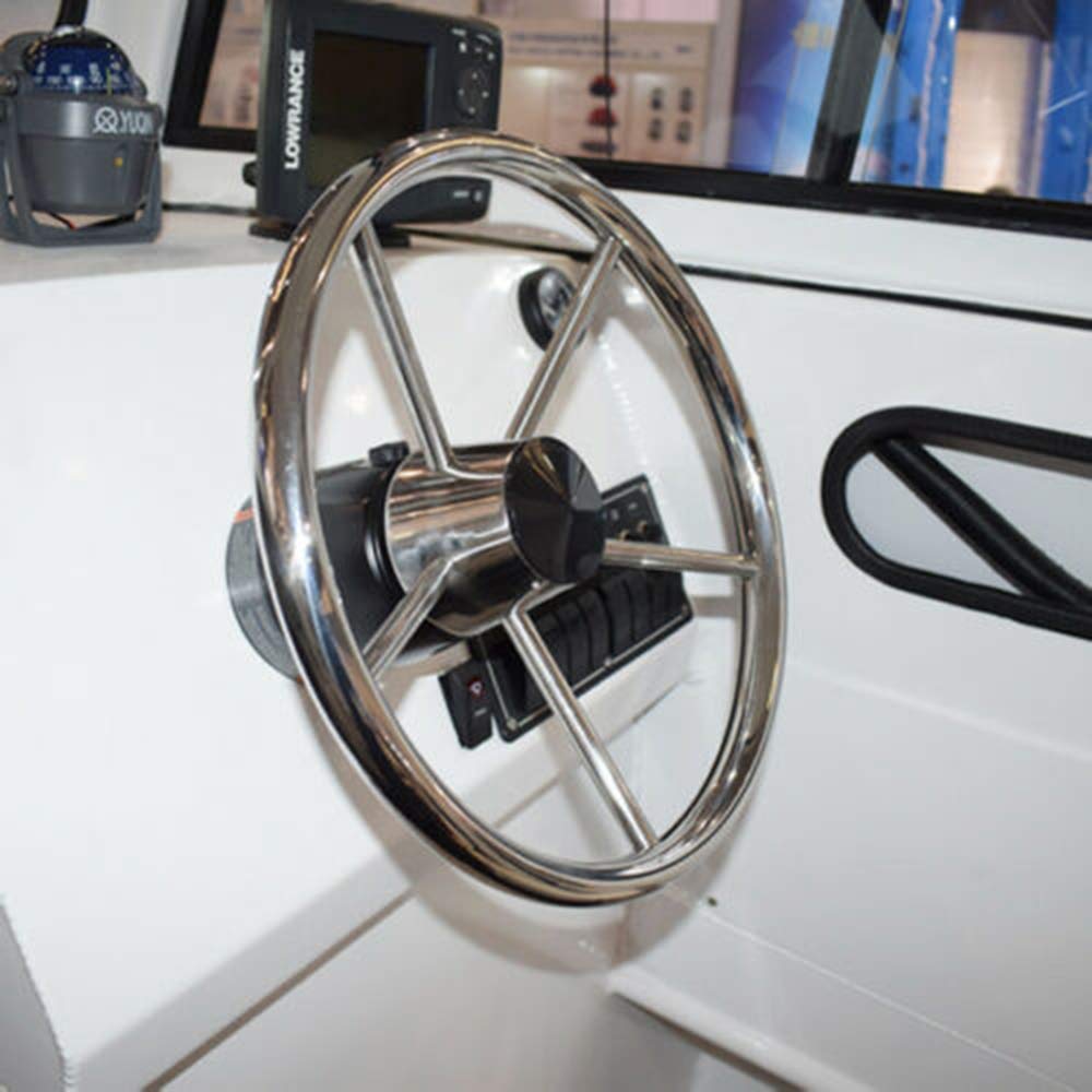 Volant de bateau en acier inoxydable avec 5 rayons, sport, fonction coordonnante et anti-transpiration  34