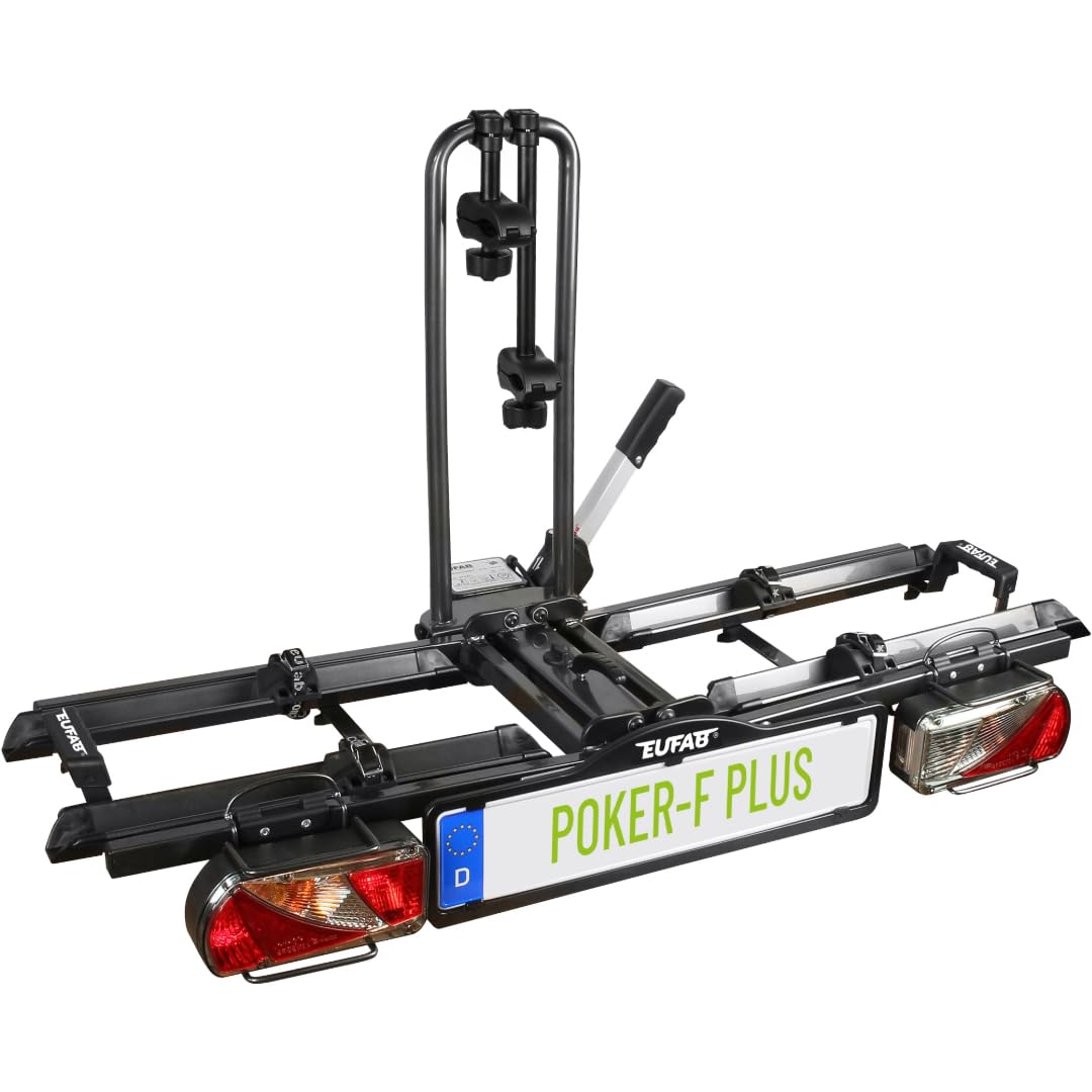 EUFAB 12012LASON Poker-F Plus Porte-vélos avec Supports de Cadre