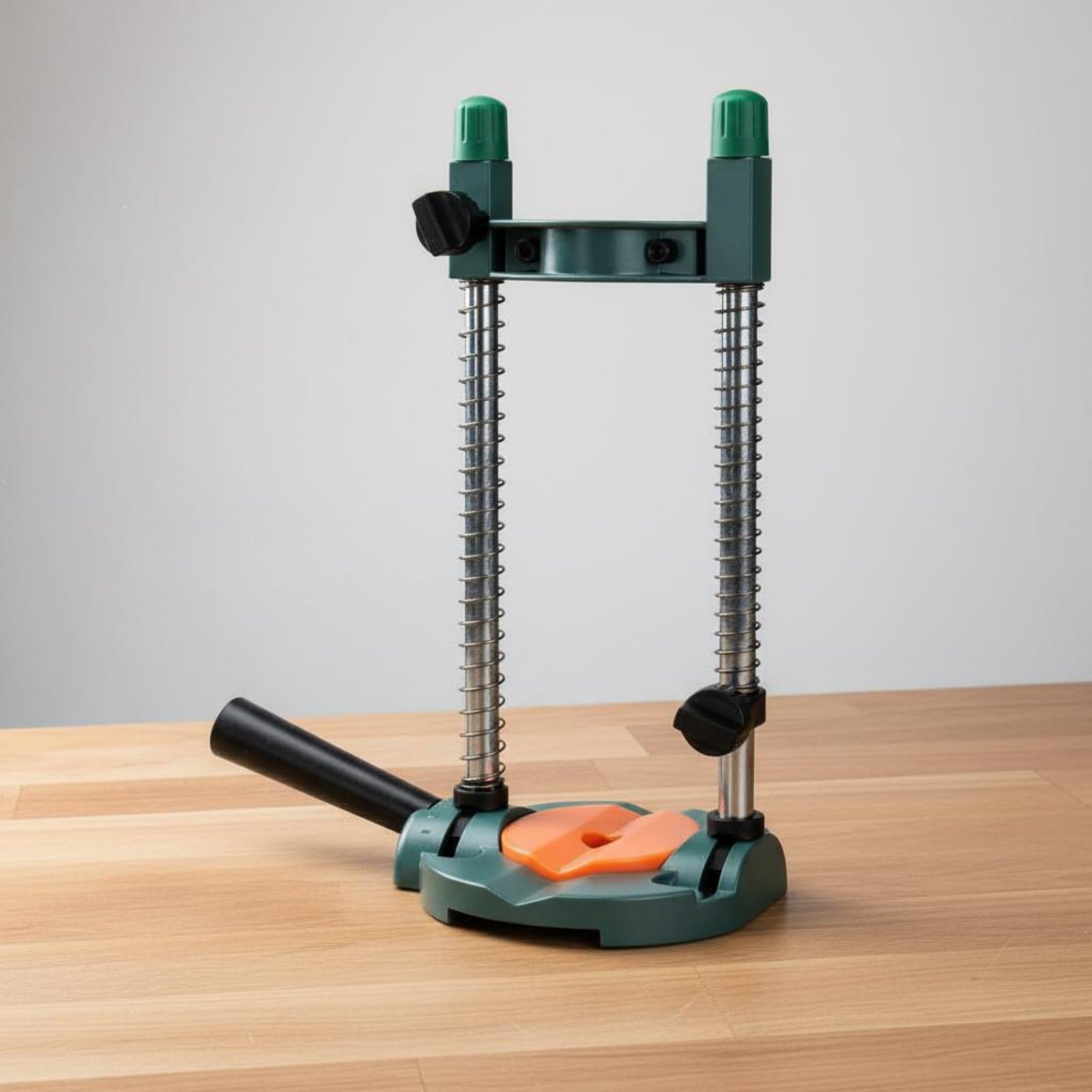 Colonna Trapano Manuale Compatto Supporto Trapano Regolabile Stabile per Casa, Double Hole Stand