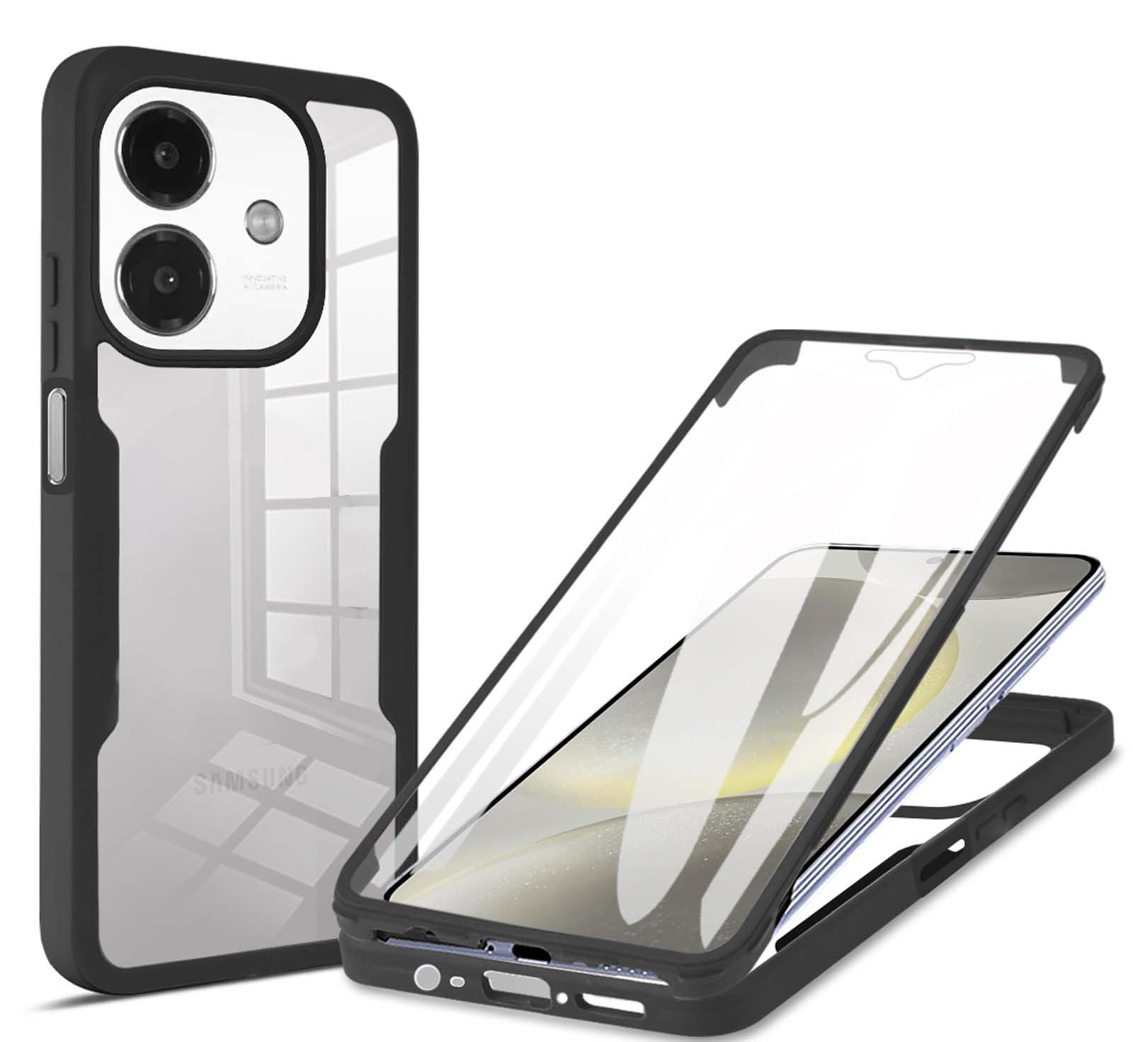 HAOYE Coque Pour Oppo A40 4G, Étui 360°Antichoc Élégant Flexible