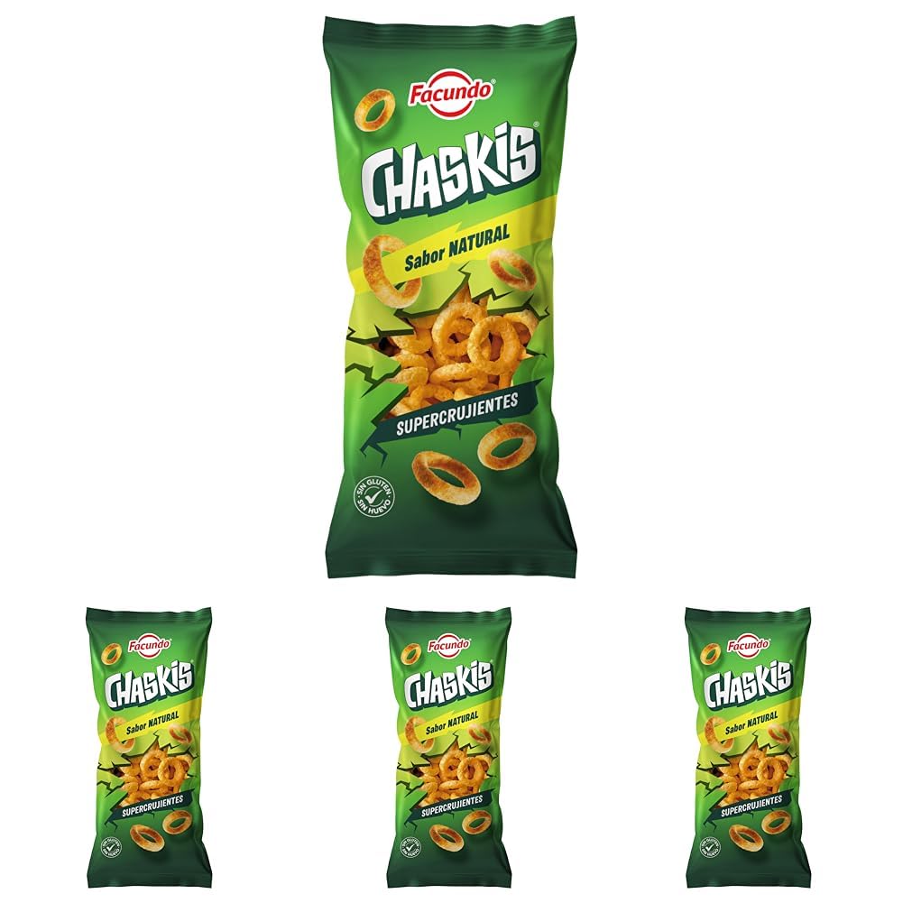 Facundo Chaskis de Maíz | Snack Crujiente y Delicioso | Anillos de Maíz Clásicos | Sabor Natural | 100g | Aperitivo Ligero y Divertido | Para Compartir y Disfrutar en Cualquier Momento - 3