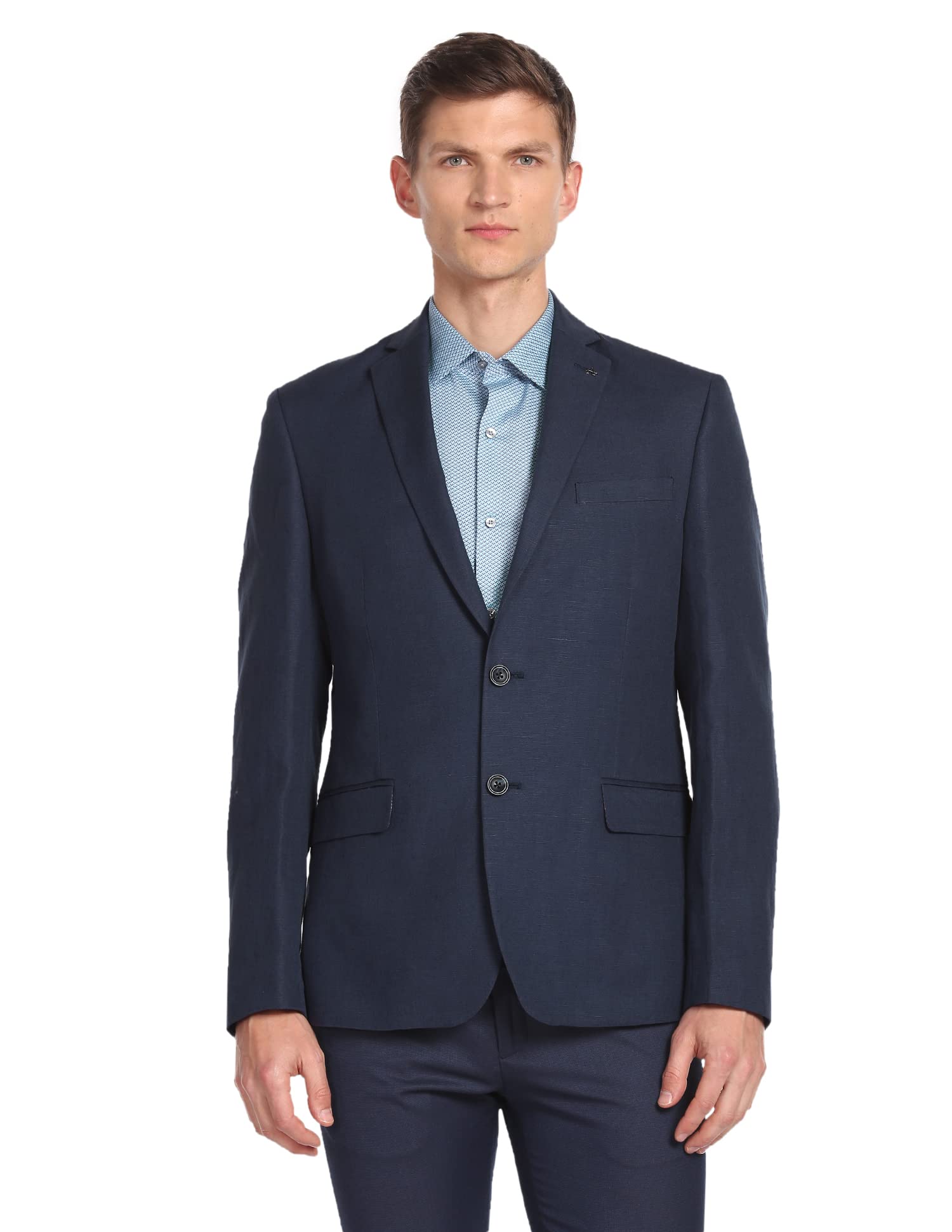 arrow Men Solid Single Breasted Blazer-picture-27