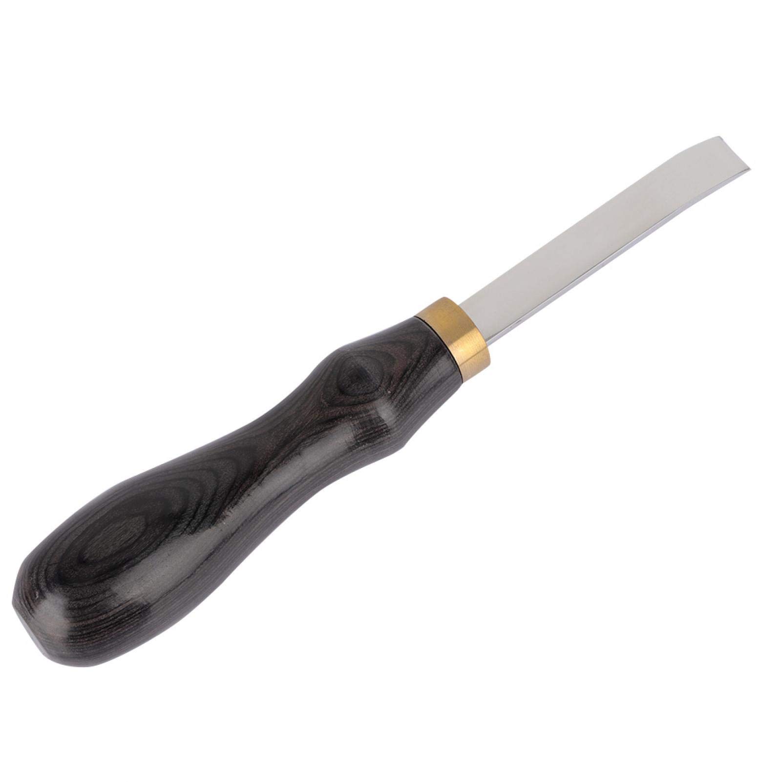 Couteau De Maroquinerie - Lame Acier Inox, Manche Bois De Santal - Pour Coupe, Biseautage Et Amincissement Du Cuir - 11