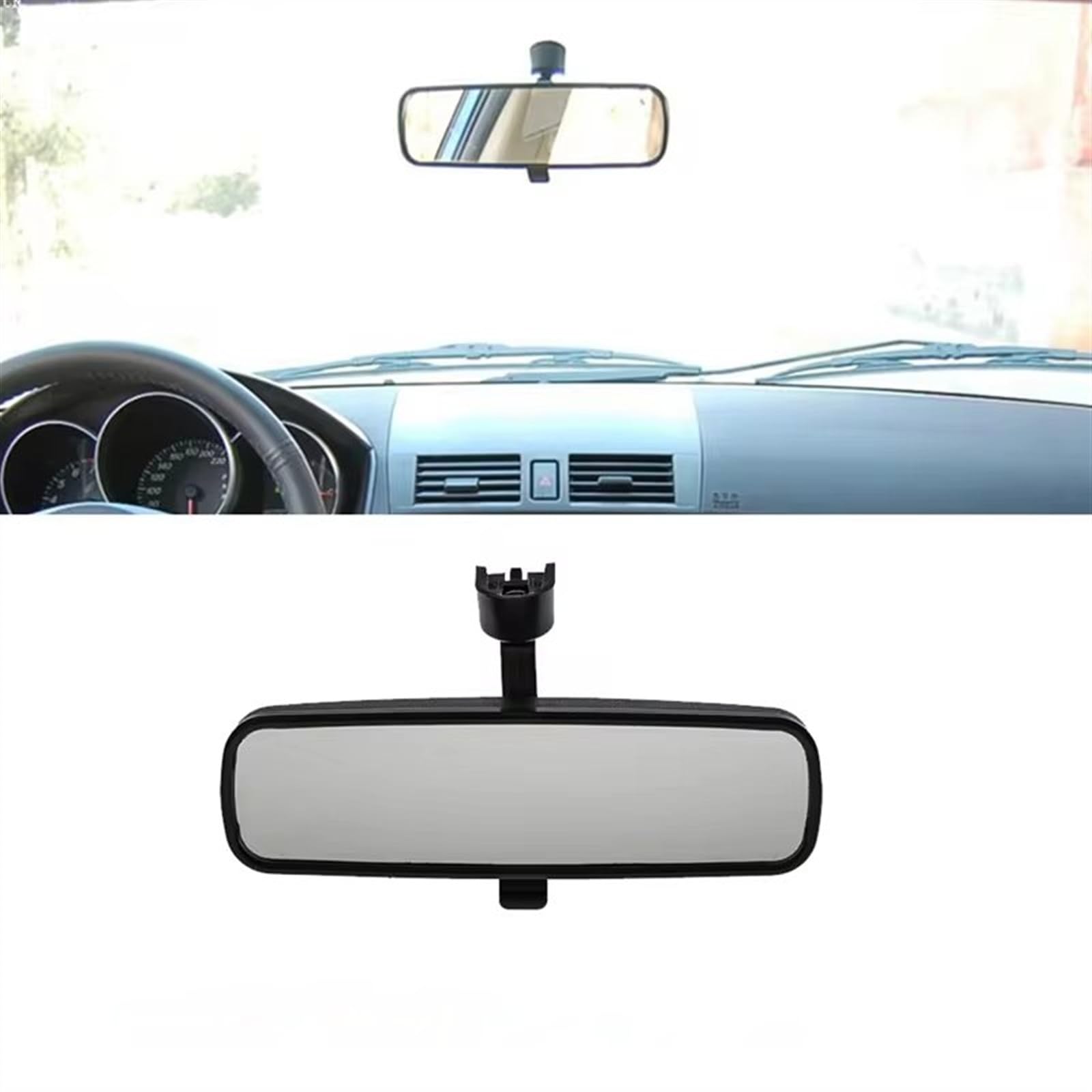 Rétroviseur intérieur pour Mazda 3 (2004-2006) et Mazda 5 (2006-2007) BP4K69220