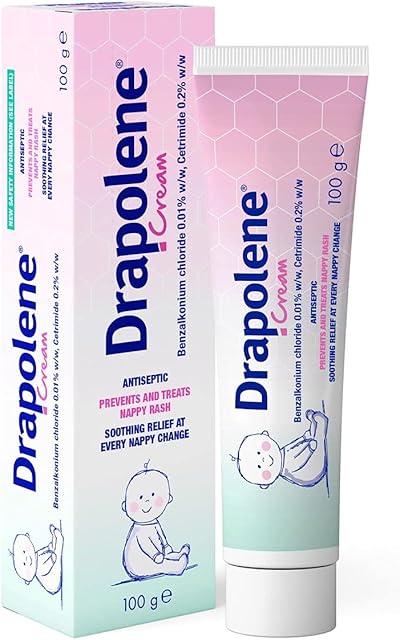 Drapolene® Cream 100g Tube | Prevents and Treats Nappy Rash | Soothes and Protects Baby's Bottom from Newborn Onwards