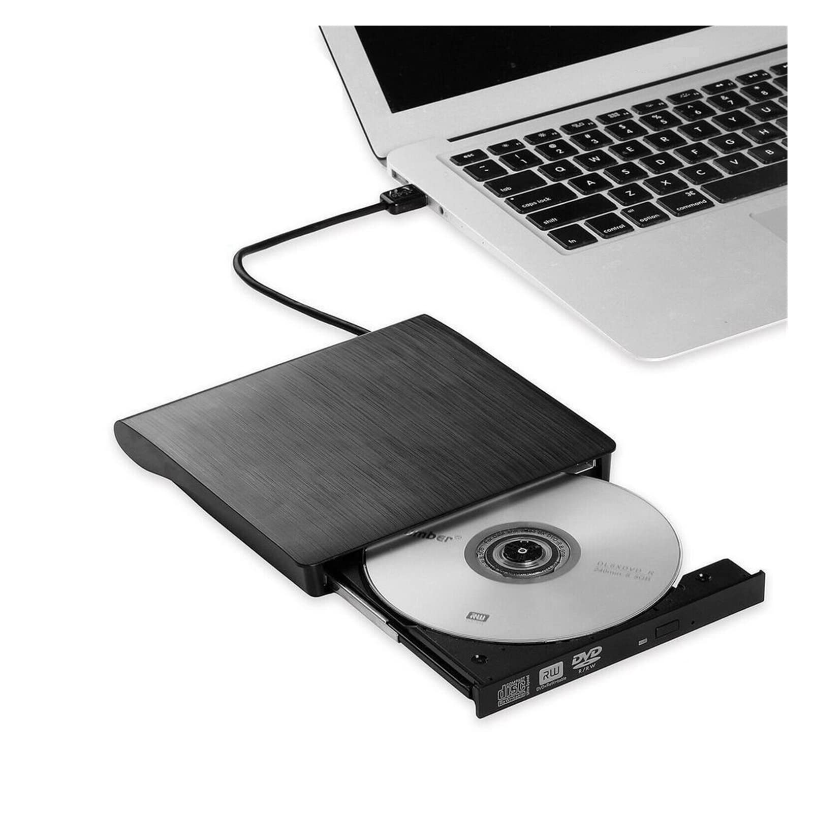 Tragbares USB 3.0 Slim Externes DVD RW CD Writer Laufwerk Brenner Reader Player Optische Laufwerke for Laptop PC DVD Brenner DVD 1pc