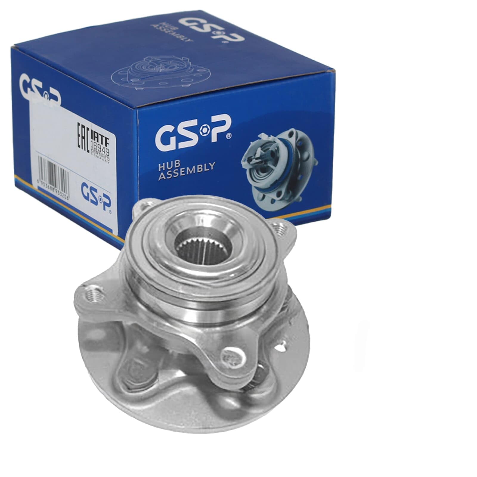GSP Juego de cojinete de rueda 9329018K eje delantero, ambos lados, vorne