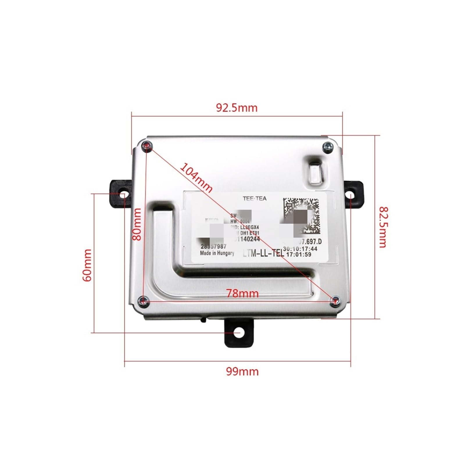 Balastos escondidos 12V 35W DRL Contorler 4G0.907.697D Módulo de balasto para Faro para III 5E 20122016 para Yeti 5L 20132017