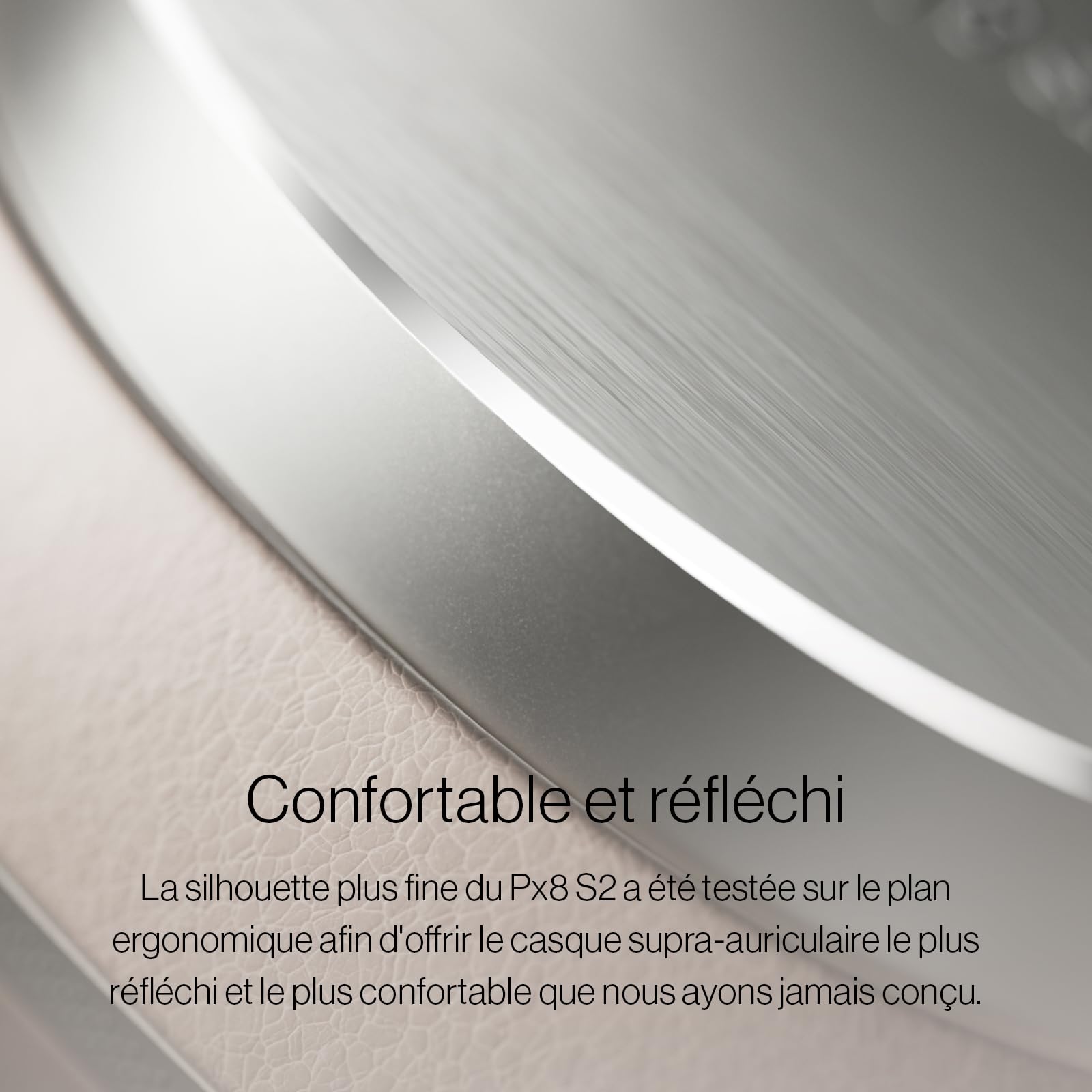 Bowers & Wilkins Px8 S2 Casque sans Fil à Réduction de Bruit avec Bluetooth Audio, & Recharge Rapide, 30 Heures de Lecture Haute Résolution et Microphone Intégré - Noir Onyx