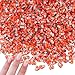 PATIKIL Polymer Clay Slices, 100g Cherry Slice Fruit Art Slices Food Polymer Clay for DIY Nail Decor, Crafts Making, DIY Filler Accessories, Orange Green White