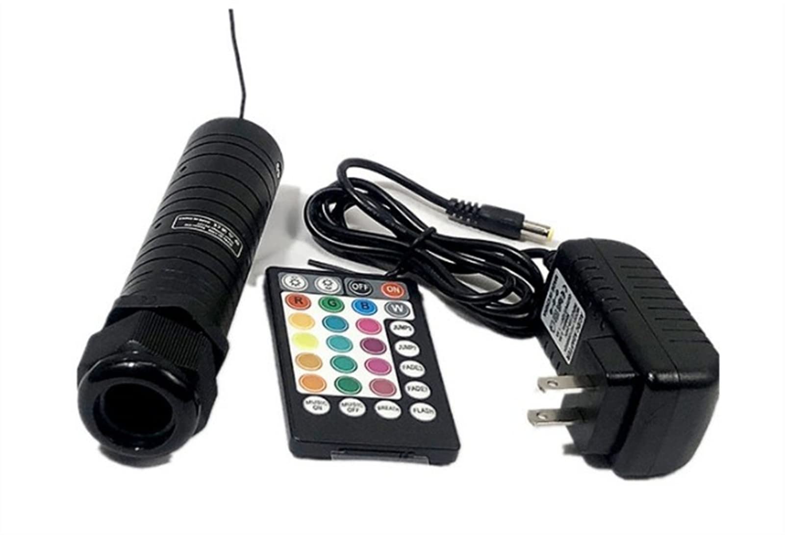 CUDTAPI LED Fiber Optic Light Engine Fiber Lamp DC12V 6W RGB Car Roof Star Lights LED Optic Ceiling Light Kits 2M 0.75mm Optical With RF Control(150pcs 0.75mm 2M)