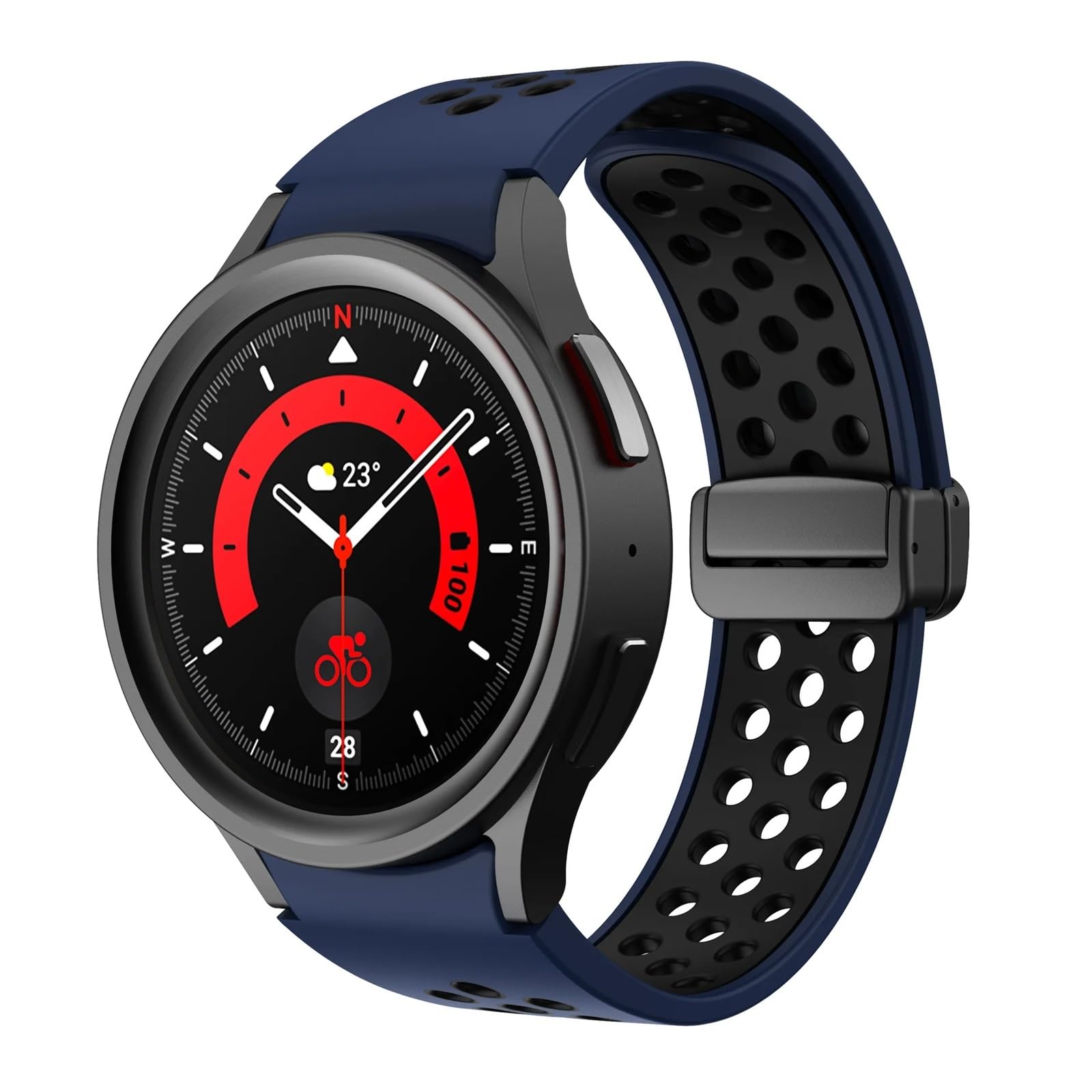 Correa para Samsung Galaxy Watch 5 Pro 45mm que evita rozaduras con imán 8