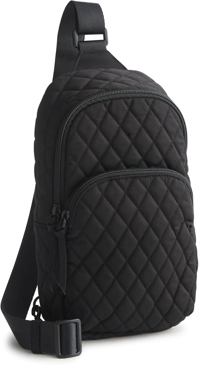 Premium Cotton Lorman Sling Backpack, Moonless Night, One Size