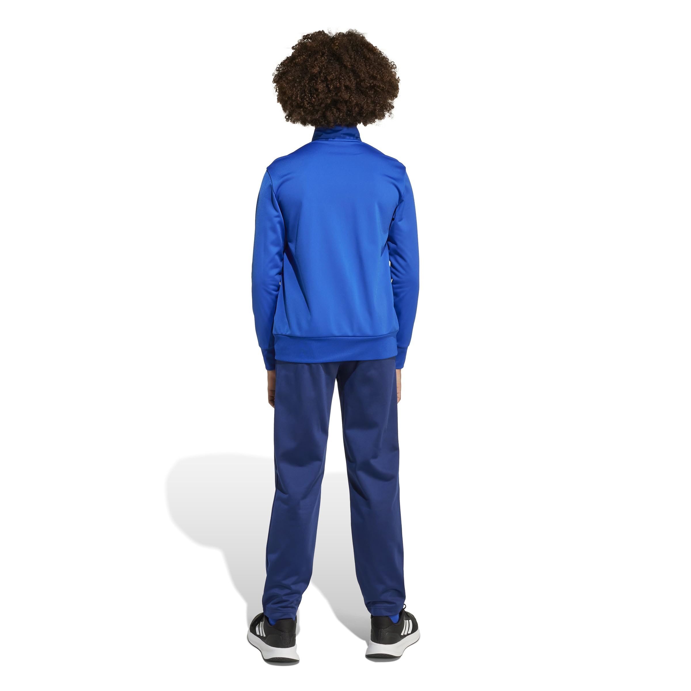 adidas Uniseks - dzieci Junior Tricot Colourpop Track Suit, team royal blue/white, 11-12 Years