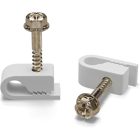 The Cimple Co - Single Coaxial Cable Staples