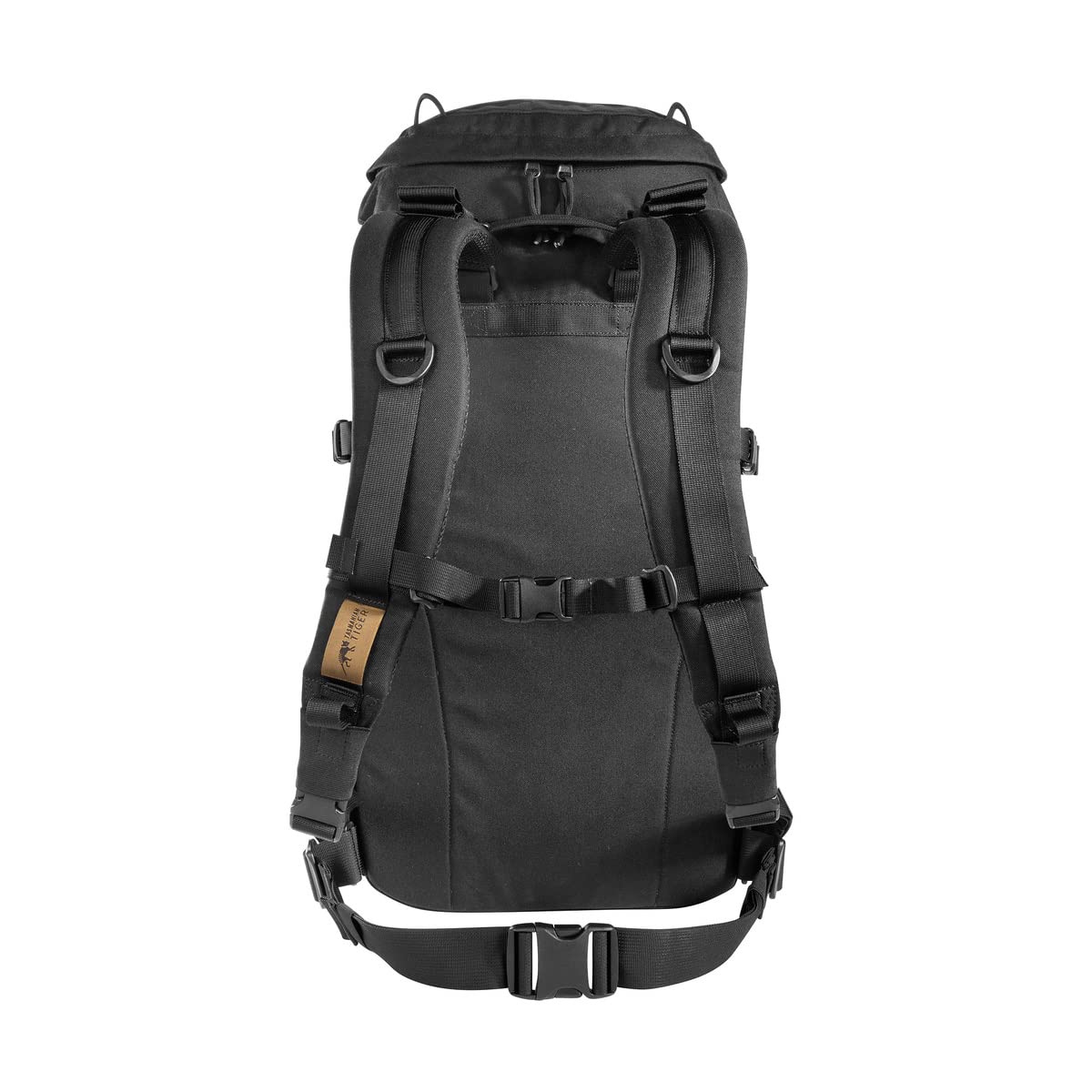 Tasmanian Tiger TT Mil OPS Pack 30, Militär-Rucksack, Molle-kompatibler Wander-Rucksack Herren mit 30 Litern für Outdoor, Einsatz, Bushcraft, Trekking (Schwarz)