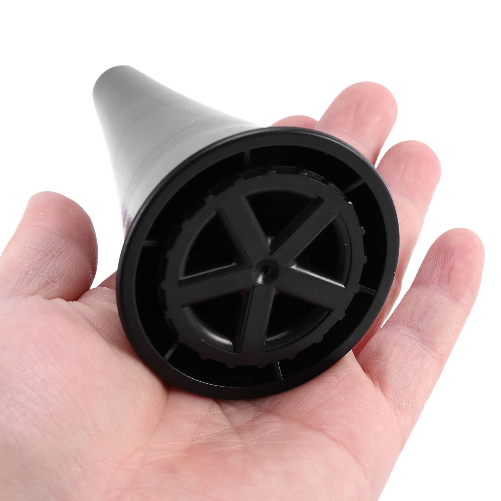 TKOWTB Portable Clarinet Stand Holder Foldable Support Metal 5-Leg Stand Wind Instrument Accessory