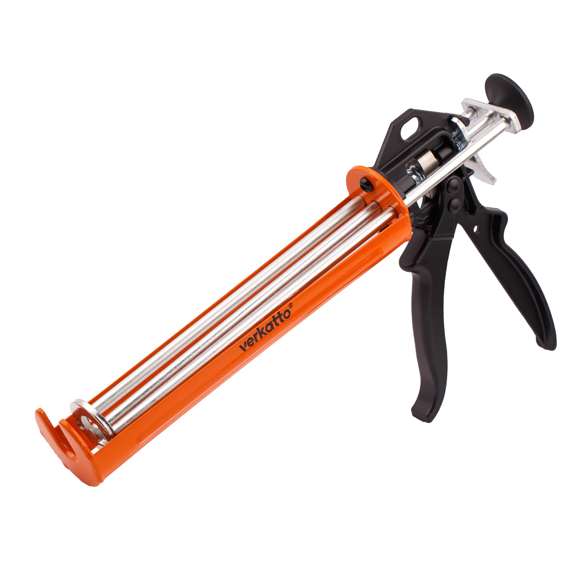Mivos Caulking Gun With 3 Pistons Reinforced Cartridge Gun For Processing All 310 Ml Sealing And Adhesive Cartridges - Piston With Three Bars - Cartridge Gun With 20:1 Thrust Ratio