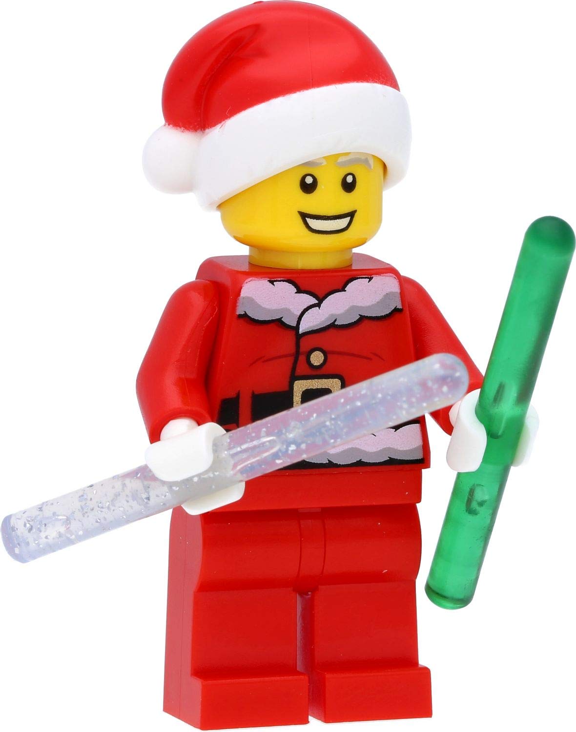 LEGO Minifigurka Świętego Mikołaja (z nadrukiem na plecach) / Mikołaj/Boże Narodzenie z akcesoriami