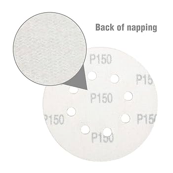 WORKPRO 80-Piece Sanding Disc Set，5-Inch 8-Hole Hook and