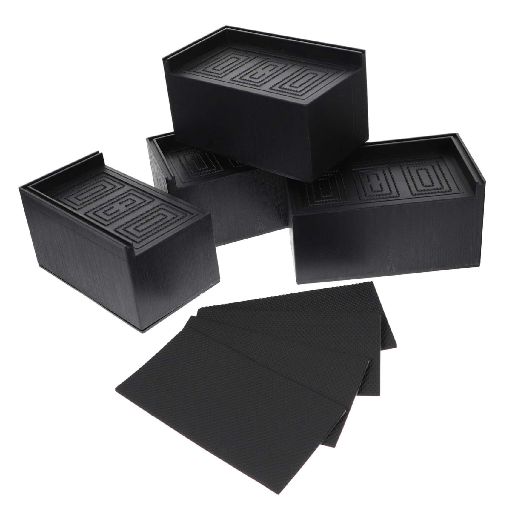 Homoyoyo 4piezas Elevadores De Cama Almohadillas para Niveladores para Sofás Sillas Camas y Armarios Superior