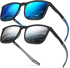 Superior Large 158MM XXL Polarized Sunglasses Men Women, Scratch/Saltwater Resistant/Oleophobic Coating Lens