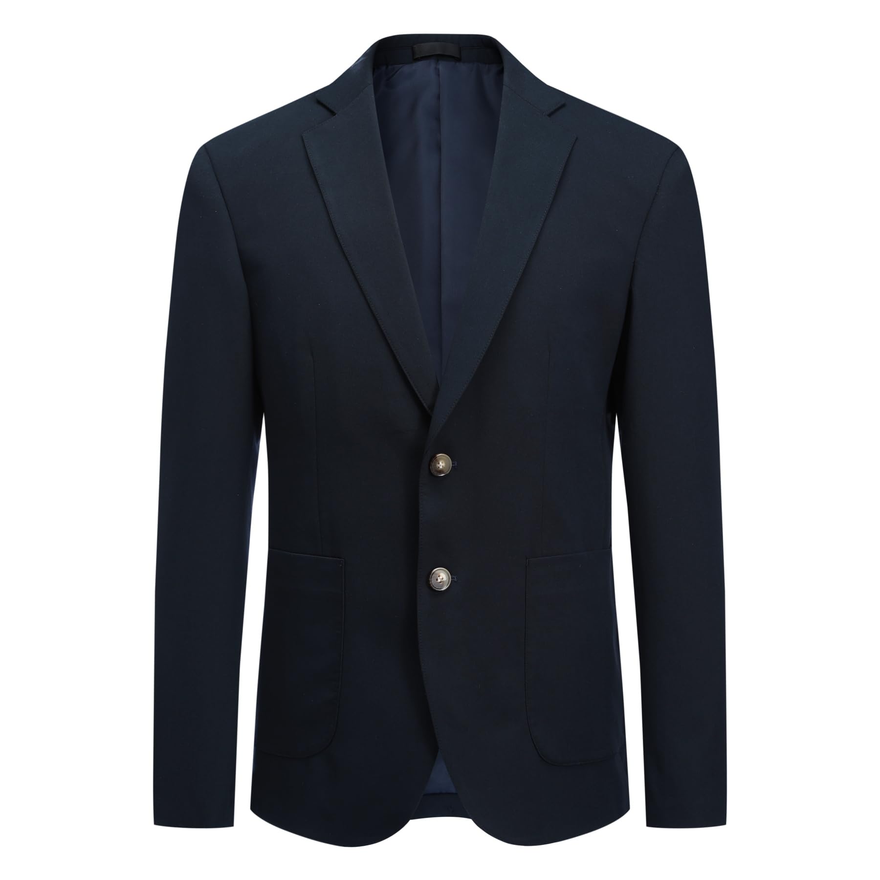 YFFUSHI Blazer Homme Regular Fit Formel pour Mariage Bureau Soirée | 2 Boutons, Revers Classiques, Fente Centrale, Couleur Unie, Veste de Costume, Élégante, Décontractée