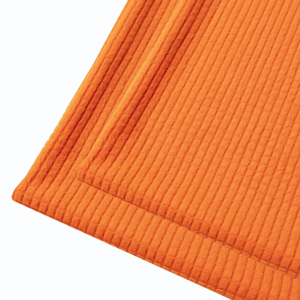 Swj-Swjssb Orange 2 Pack Throw Pillow Covers 18X18,20X20,Soft Corduroy Extra Large Cushion Covers For Living Room Sofa Super King Size Pillow Cases Decorative Couch Pillowcases(,60X60 Cm)