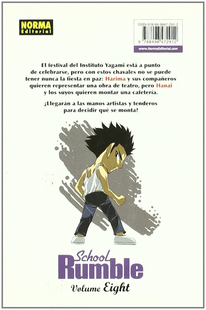 SCHOOL RUMBLE 08 (CÓMIC MANGA)