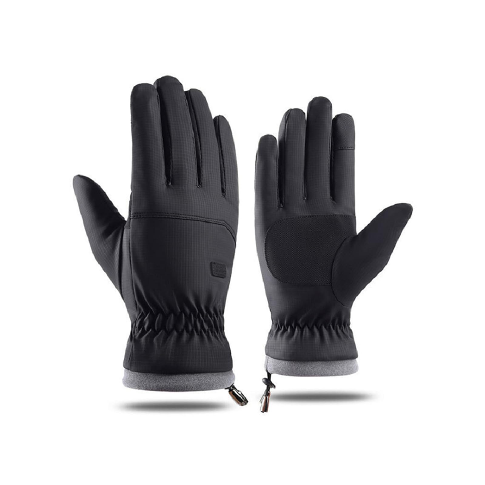 Guanti da Sci Invernali da Uomo Antivento per Tenere Caldi, Dita Touchscreen, Guanti da Ciclismo Leggeri e Morbidi, Antiscivolo
