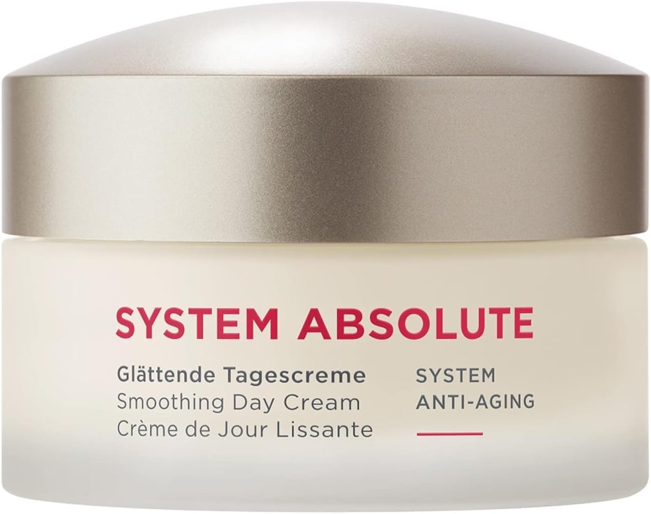 ANNEMARIE BÖRLIND - SYSTEM ABSOLUTE Smoothing Day Cream - Anti Aging Moisturizer with Aloe, Shea, Algae and Jojoba Extracts - Nourishes, Protects, and Hydrates - 1.69 Fl. Oz