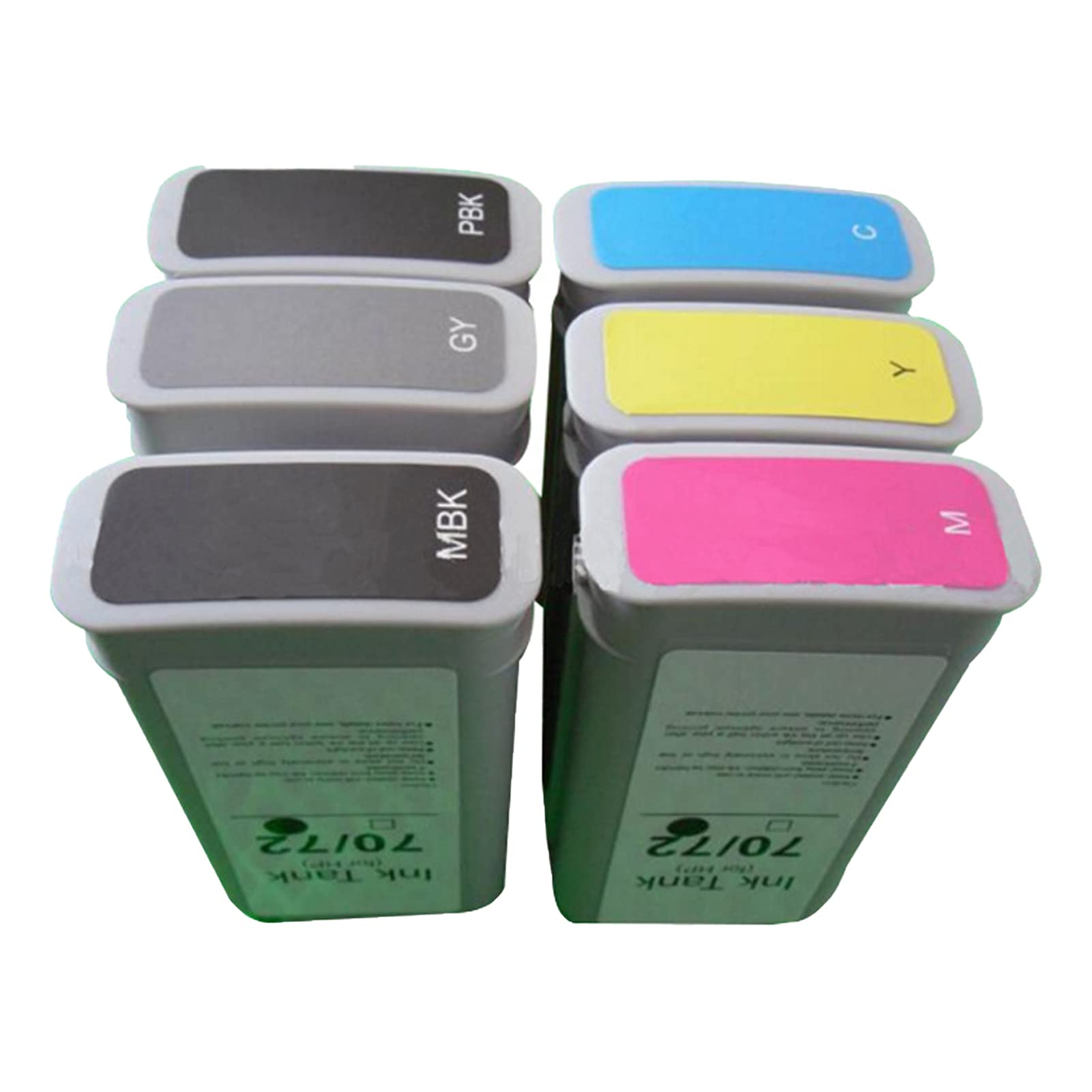 Remanufactured Ink Cartridges for HP 72 Replacement,Compatible for HP Designjet T1100 T1100S T1100MFP T610 T620 T1120PS T1120HDSD T770 T790 T1200 T1300 T2300 set