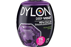 Dylon Washing Fabric Clothes Soft Furnishings Machine Dye Pod Deep Violet for Dark Purple Clothing